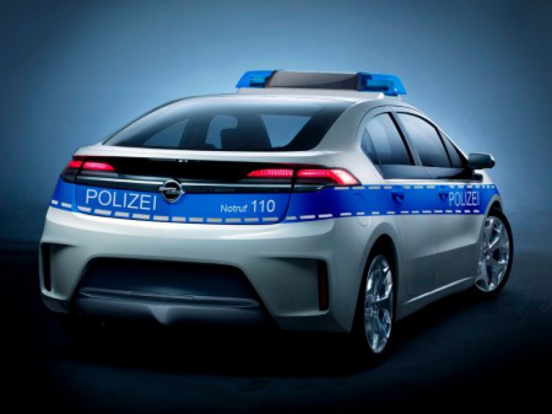Opel Ampera EV Police Cruiser: патрульный гибрид