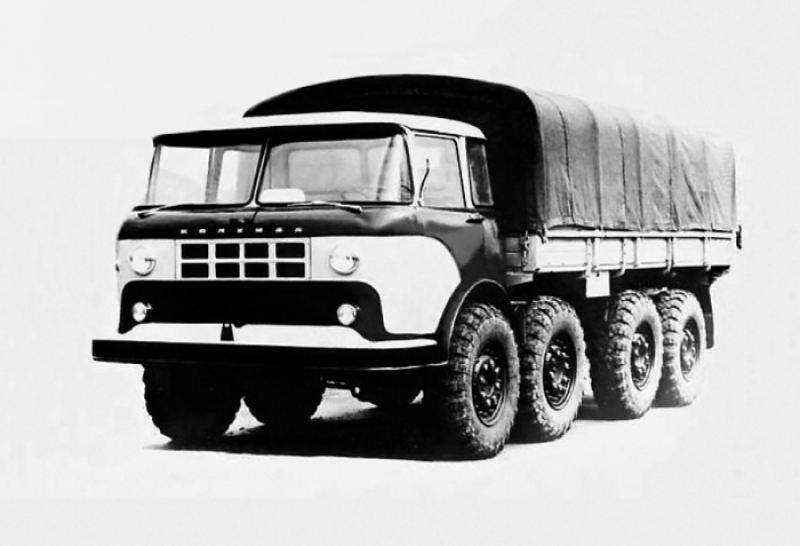 Необычные советские многоколесные авто, КАЗ-604Б 