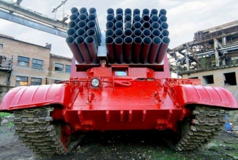 Брат ТОС Буратино: пожарный танк Импульс-2М