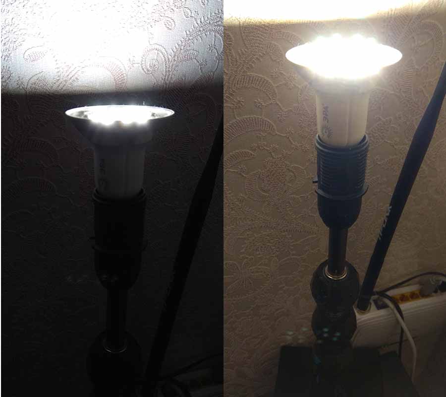 Лампы LED разитые